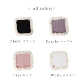 タオルハンカチ おしゃれ かわいい 日本製 吸水性 綿100％ レディース プレゼント ギフト 母の日 返礼品 バラ ローズ レース ギャザー LALUICE ラルイス