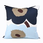 マリメッコ marimekko クッションカバー 50×50cm ヌードクッション セット ウニッコ ホワイト ブルーベリー ブルー ダークブラウン 76432 076432 145 北欧雑貨 北欧デザイン 送別会 誕生日 お中元 結婚祝い 結婚式 高級 父の日 母の日 ホワイトデー