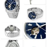 シチズン コレクション メカニカル 自動巻き 腕時計 ブランド メンズ オープンハート CITIZEN COLLECTION NH9150-52L アナログ ブルー