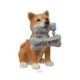 welcome オブジェ 通販 ウェルカム 飾り 玄関 置き物 置物 ガーデンオブジェ オーナメント ミニオブジェ ガーデンオーナメント 小さめ 卓上 デスク 机上 庭 ガーデニング かわいい おしゃれ 動物 可愛い アニマル