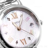 シチズン ウィッカ CITIZEN wicca ソーラーテック 電波時計 限定モデル 腕時計 レディース KL0-511-21 カフェタイム 替えバンド付属【2026 新作】