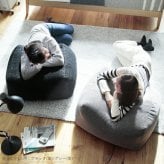 ソファ ビーズクッション ローソファ ビーズソファセット-ファビオ カウチソファー こたつ 一人暮らし ファブリック 日本製 座椅子 コンパクト かわいい おしゃれ セット テレワーク 在宅ワーク