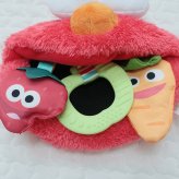 セサミストリート アクティビティティーザー | 布製 おもちゃ オモチャ 玩具 トイ 音 ベビーカー 歯固め 吊り下げ  ラトル お出かけ おでかけ ベビーグッズ  グッズ 絵本 ベビー 赤ちゃん