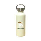 ジャックラッセルテリア かわいい 取っ手付き マグボトル おしゃれ 290ml 保温 保冷 ステンレス 真空 断熱 二重構造 ボトル タンブラー 水筒 マイボトル オリジナル ジャックラッセル ジャック JRT 犬 ペット 動物 アニマル
