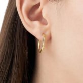 【無料ラッピング】  ヨンドシー 4℃ Hoop K10イエローゴールド ピアス 片耳用 ブランド 正規品 新品 ギフト プレゼント 人気 おすすめ 誕生日 記念日 クリスマス 送料無料