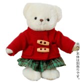 【10月13日発売予定】 [6点までメール便可] ぬいぐるみ用 服 2点セット スカート カーディガン ニット ぬい服 クリスマス 推しぬい ぬい活 推し活 ぬいぐるみの服 人形 おしゃれ 可愛い 誕生日プレゼント 着せ替え おままごと 女の子 男の子 テディベア くま おもちゃ おしゃれこぐま 冬 コスチューム 身長12cm(4S)用 TBニットカーデRE 778101