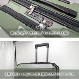 【PROTECA】 01342 ポケットライナー2 スーツケース 62L 日本製 キャスターストッパー付き TSAロック 3～5泊 旅行 出張 ユニセックス プレゼント ガンメタリック