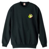 テニス トレーナー スウェット メンズ レディース ジュニア 裏パイル 練習着 おもしろ 名入れ おしゃれ 文字入れ無料 綿100% キッズ 大きいサイズ 「りんごでテニス」 アートワークスコウベ 【送料無料】