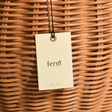ferm LIVING ファームリビング Apple Braided Storage リンゴのカゴ Lサイズ おしゃれディスプレイ 北欧 雑貨 インテリア バスケット ラタン カゴ 飾り 収納 玄関 リビング プレゼント ギフト おすすめ