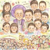 古希のプレゼントに、似顔絵で幸せ体験しませんか。下書き確認あり。修正無料で納得の表情になるまで調整します。 似顔絵 贈り物 古希 プレゼント ギフト 名入れ 手描き 古希 記念 長寿 傘寿 大人数 祖父母 おばあちゃん おじいちゃん 修正無料 名入れ 下書き確認 サプライズ 似てる 実績多数 宝物 70歳 古希 長寿祝い 一生もの 初任給 ウェディングギフト 二次会 オリジナル お祝い返し