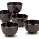 木製　縁布汁椀揃　曙 インテリア 漆器 盆 カタログギフト 景品 粗品