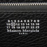 メゾン マルジェラ　Maison Margiela　ラウンドファスナー財布　S56UI0110 P4455 T8013　ブラック　レザー　ジップアラウンドウォレット