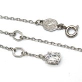 スワロフスキー swarovski ネックレス Stilla ラウンドカット 5636706 スティラ ペンダント アクセサリー レディース シルバー+ホワイト 海外正規品
