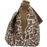 キプリング ショルダーバッグ レディース ブランド Kipling ガブ ロゴ ワンポイント 総柄 KI6525-9GD Cocktail Khaki