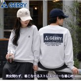 【予約】GERRY ジェリー スウェット トレーナー レディース メンズ gea-m0032 裏起毛 バックプリント 長袖 刺繍 クルーネック 防寒 ビッグシルエット オーバーサイズ アメカジ アウトドア ストリート カジュアル M L LL 2026FW  別注