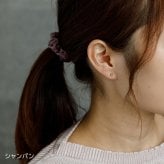 セカンドピアス チタン つけっぱなし 純チタン キュービック 3mm スクエア 四角 金属アレルギー対応 医療用 かわいい カラフル おすすめ 小さめ ミニ 極小 人気 メンズ レディース