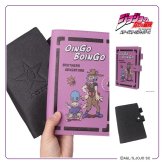 outdoor products ジョジョの奇妙な冒険 手帳カバー 手帳ケース 普段使い 使いやすい コラボ レディース メンズ ギフト プレゼント ブラック jo07 ODJO41