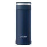 象印 ステンレスマグ 360ml ネイビー マグボトル 広口 水筒 分解式せん 保温保冷 食洗機対応【北海道・沖縄県・離島 配送不可】