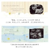 ひよこ エコー写真が収納できるアルバム 「10ツキ10カものがたり」 | エコー写真 保存 エコーアルバム フォトアルバム マタニティアルバム フォト アルバム 写真