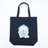 サンリオ ハンギョドン × なんでもいきもの トートバッグ ネイビー Sanrio 送料込み