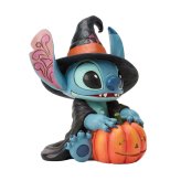 ジム ショア Jim Shore ディズニー トラディション Disney Traditions スティッチ ウィッチ バイ ジャック・オ・ランタン 置物 フィギュア 人形 6017942 リロアンドスティッチ インテリア ＜ハロウィン＞