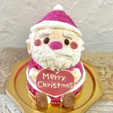 サンタさんの立体ケーキ　(お届けは12/21まで ) クリスマス 可愛い ケーキ 立体  子供 人気 プレゼント  パーティー 12月