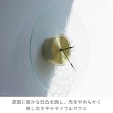 【電池おまけ】掛け時計 おしゃれ インターフォルム ガラス 静音 連続秒針 音がしない 丸 北欧 ゴールド 透明 かわいい モダン 上品 シンプル リ ビング 壁掛け 時計 CL4677 リュミーレ