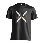 水泳 競泳 Tシャツ 半袖 メンズ ウェア レディース 練習着 ジュニア ドライ おもしろ tシャツ 速乾 名入れ スポーツ 女子 男子 チーム おしゃれ 文字入れ 「ネオンスタイルのクロスSWIMMING」 アートワークスコウベ 【送料無料】