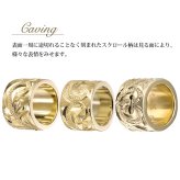 ゴールド ネックレス ハワイアンジュエリー ネックレス ゴールド イエローゴールド ネックレス スクロールチューブ Lサイズ 14k カットあずきチェーン太0.9mm ギフトラッピング可能 メンズ レディース プレゼント ハロウィン 【品番：CG-GP126-CH123】