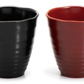 和らぎフリーカップペア(黒・吟朱) インテリア 漆器 盆 カタログギフト 景品 粗品