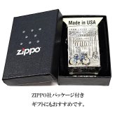 ZIPPO ニューヨーク 自転車 ジッポ ライター かわいい ブルー 重厚立体メタル 両面加工 シルバー おしゃれ 女性 NEW YORK アメリカ FOOD LOVER CLUB おしゃれ 銀 彫刻 レディース ギフト メンズ プレゼント