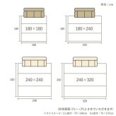 夏ラグ 夏用カーペット ラグ 正方形 い草 自然素材 シンプル ボーダー 裏面すべり止め付き 滑りにくい 抗菌防臭 約2畳 約180×180cm