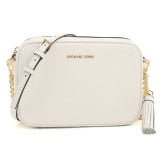 マイケルコース MICHAEL KORS ショルダーバッグ 32F7GGNM8L 085 JET SET 斜め掛け レザー ホワイト OPTIC WHITE