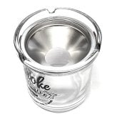 卓上灰皿 グラスアシュトレイ かわいい smoke ひげ おしゃれ カフェ ガラス製 インテリア たばこ 喫煙具 ギフト シンプル プレゼント