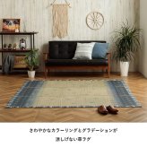 夏ラグ 夏用カーペット い草ラグ カーペット夏用 自然素材 節電 快適 インテリア ギャベル柄 シンプル おしゃれ 湿度調節 消臭効果 お手入れ簡単 約180×240cm