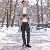 LANVINenBlue ランバンオンブルー 折り財布 財布 ウォレット アドニス 二つ折り財布  メンズ 普段使い 牛革 レザー