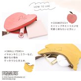 マルチポーチ レディース メンズ ユニセックス 牛革 本革 フルーツポーチ 小物入れ モストロレザー スヌーピー PEANUTS ピーナッツ ギフト 母の日 贈り物 SNP-101 クリスマス クリスマスプレゼント