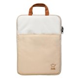 タブレットケース 13インチ かわいい 持ち手付き Smile Beige TP-SM03 タブレットポーチ ランドセル 小学校 子供 おしゃれ 軽量 クッション iPad ノートPC 収納 バッグ
