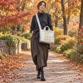 tsumori chisato CARRY ツモリチサトキャリー トート ショルダー 手持ち 斜め掛け ホログラムロゴ トートバッグ レディース 普段使い 使いやすい