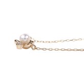 RITA JEWELRY 誕生石対応 選べる天然石3色 10金 K10 ゴールド 花パール ネックレス レディース 【RTP7002】 シンプル 普段使い 人気 ギフト ジュエリー アクセサリー 女性 彼女 妻 誕生日プレゼント  結婚 記念日  ラッピング付 おすすめ 誕生日プレゼント 人気 ブランド バースデー ギフト 記念日 秋アクセ 秋ジュエリー ご褒美ジュエリー 彼女 ネックレス ギフト
