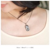 ハワイアンジュエリー ペア ペンダントトップ 金属アレルギー 対応 純チタン 刻印 無料 誕生石 ドッグタグ Sサイズ Lサイズ チェーン別売りステンレスより軽く肌に優しい カップル プレゼント ハロウィン 【品番：TIP408SLP】
