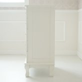 チェスト アンティーク 調 おしゃれ 輸入家具 ロココ 北欧 完成品 プリンセス 5段チェスト ヨーロピアン フレンチスタイル 収納 かわいい 一人暮らし リボン 彫刻 たんす コンパクト 猫脚 新生活