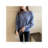 ニット レディース 通販 ニットトップス プルオーバー トップス きれいめ ドルマンニット ボートネック ニットソー ベーシック 無地 シンプル おしゃれ オシャレ 可愛い かわいい オフィス 事務所