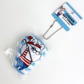 ヨッシースタンプ うさぎさん ヨッシースタンプ × ウォーリーをさがせ！ クッションキーホルダー キーホルダー クッション ふわふわ