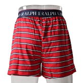 ポロラルフローレン：COTTON MODAL EXPOSED WB ボクサーショーツ（RL2000レッド/マルチストライプ) [ボクサーパンツ/ 男性下着/ メンズインナー/人気ブランド/おすすめギフト/誕生日プレゼント/メンズファッション]