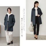 スプリングコート 弱撥水 レディース コート Aライン ステンカラーコート 入学式 入園式 卒入学 Filomo ステンカラー はっ水 アウター 通勤 春 秋 ライトアウター 仕事 ビジネス フォーマル 卒業式 卒園式 ギフト 5F (08000069r)