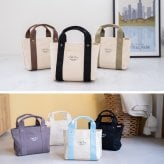 APPLEBAG アップルバッグ ミニトートバッグ レディース ミニバッグ ランチバッグ 3つ仕切り 帆布 キャンバス ママバッグ マザーズバッグ 整理整頓 通勤 通学 おしゃれ かわいい 母の日 ギフト ラッピング