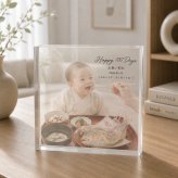 百日祝い ガラスブロック お食い初め 記念写真 三世代 結婚記念日 ギフト 名入れ クリスタル 父の日 リビング 写真立て オリジナル 祖父母 感謝 置き物 フォトブロック 孫 名入れギフト 母の日 プレゼント 敬老の日 写真プレート サプライズ 家族 フォトギフト フォトフレーム 贈り物 成長記録 写真 誕生日 親孝行 思い出 記念日 子ども ディスプレイ おしゃれ フォトキューブ【c01】