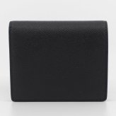 メゾン マルジェラ　Maison Margiela　二つ折り財布　SA3UI0007 P4745 T8103　ブラック　グレインレザー　4ステッチ バイフォールド ウォレット　コンパクト財布　シンプル ミニウォレット