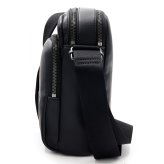 カルバンクライン ショルダーバッグ メンズ Calvin Klein BOLD CK POCKET REPORTER 斜めがけ クロスボディ ミニショルダー CKロゴ 型押し 前ポケット ブラック 黒 ポリウレタン LV04D3368G-UB1